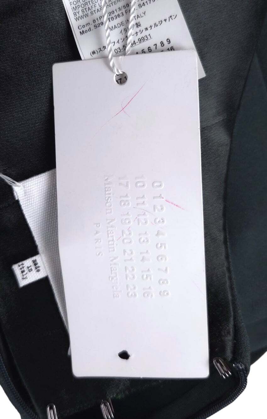 Maison Margiela Tailored Strapless Midi Dress IT 40 US 4 Womens Green NWT $2850 - Picture 8 of 11